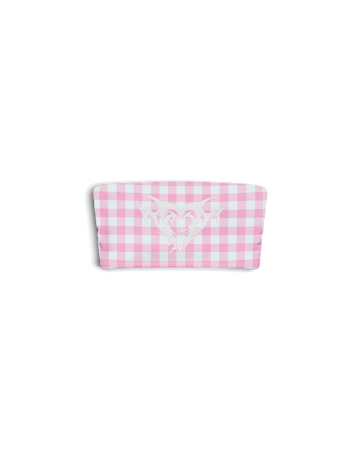 RECYCLED BANDEAU BIKINI TOP ❤︎ PRINT #1