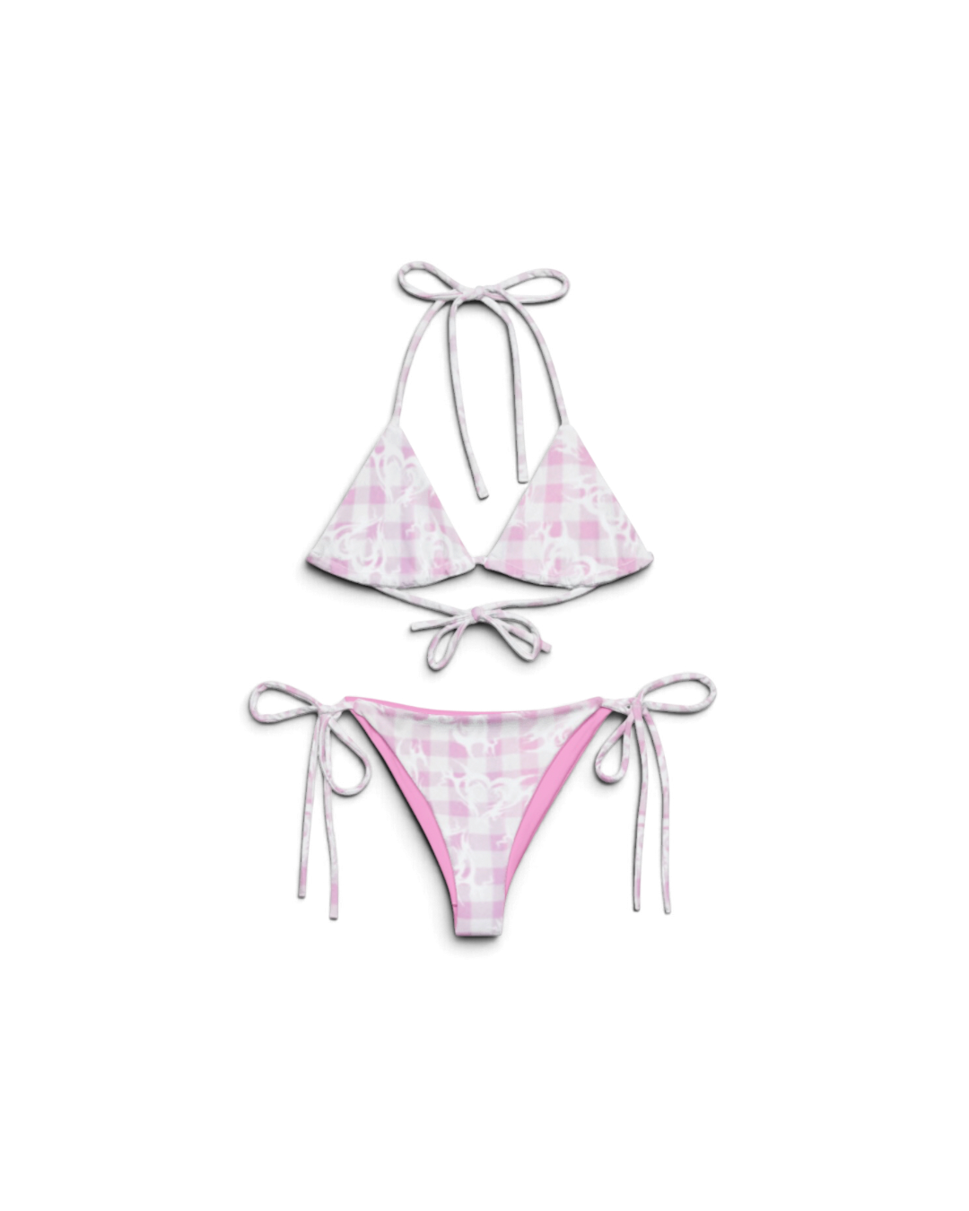 RECYCLED STRING BIKINI SET ❤︎ PRINT #3