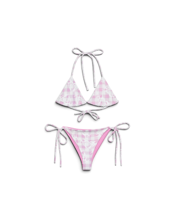RECYCLED STRING BIKINI SET ❤︎ PRINT #3