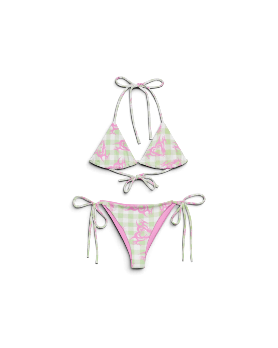 RECYCLED STRING BIKINI SET ❤︎ PRINT #2