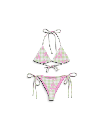 RECYCLED STRING BIKINI SET ❤︎ PRINT #2